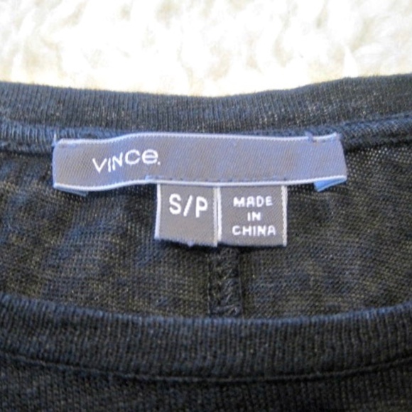 Vince Long Sleeve Linen Top - Picture 8 of 10